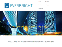 Tablet Screenshot of everbrightlights.com